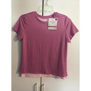 Members Mark Active Girls 14/16 Pink Shirt NWT! A807